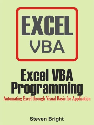 cover image of Excel VBA Programming